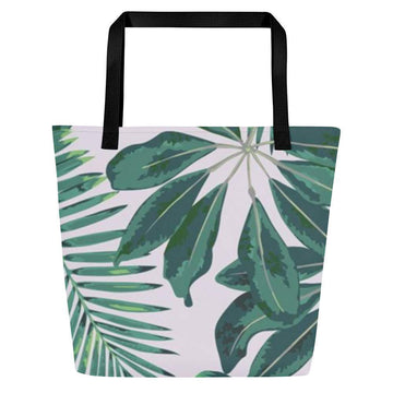 white-palm-tree-graphic-large-tote-bag-black-straps-inside-pocket-great-for-the-summer-and-the-beach-woman-fashion-apparel-mybeyoutiful-boutique