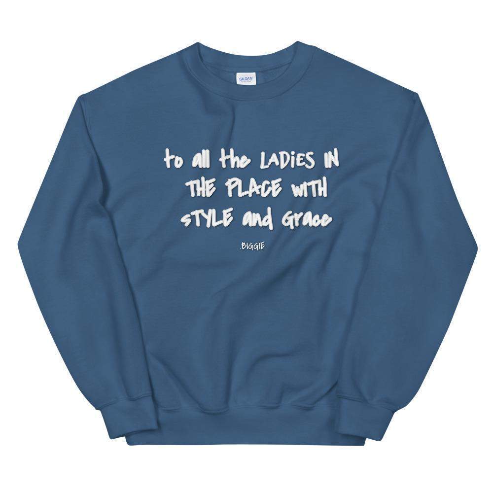 indigo-blue-ladies-in-the place-with-style-and-grace-crew-neck-sweatshirt-woman-fashion-apparel-my-beyoutiful-boutique