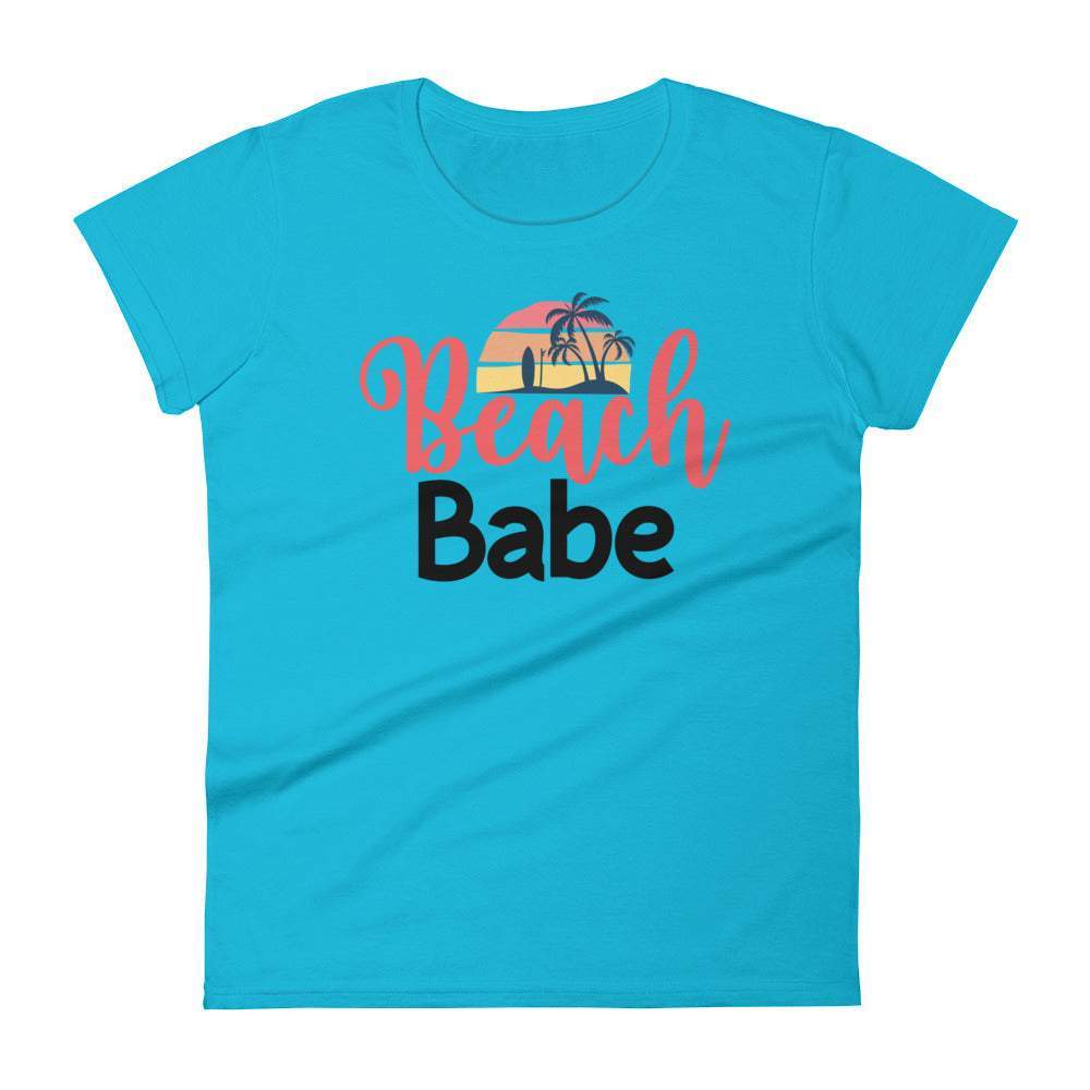 caribbean-blue-beach-babe-graphic-t-shirt-with-pink-and-black-lettering-great-for-summer-and-beach-wear-woman-fashion-apparel-my-beyoutiful-boutique