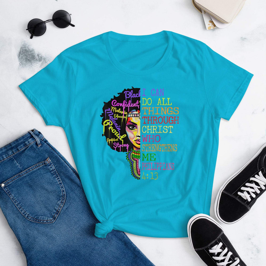 blue-I-can-do-all-things-though-christ-womens-graphic-tshirt-black-women-tees-my-beyoutiful-boutique