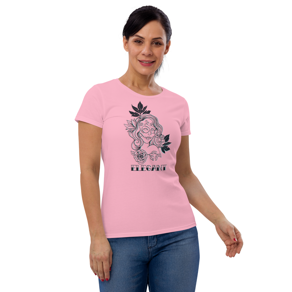 womens-tshirt-with-girl-skull-line-art-graphic-t-shirt