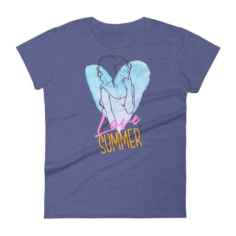 heather-blue-womens-graphic-love-summer-tshirt-with-a-line-art-women-behind-a-light-blue-heart-and-love-summer-pink-yellow-text-plus-size-women-fashion-clothing-my-beyoutiful-boutique