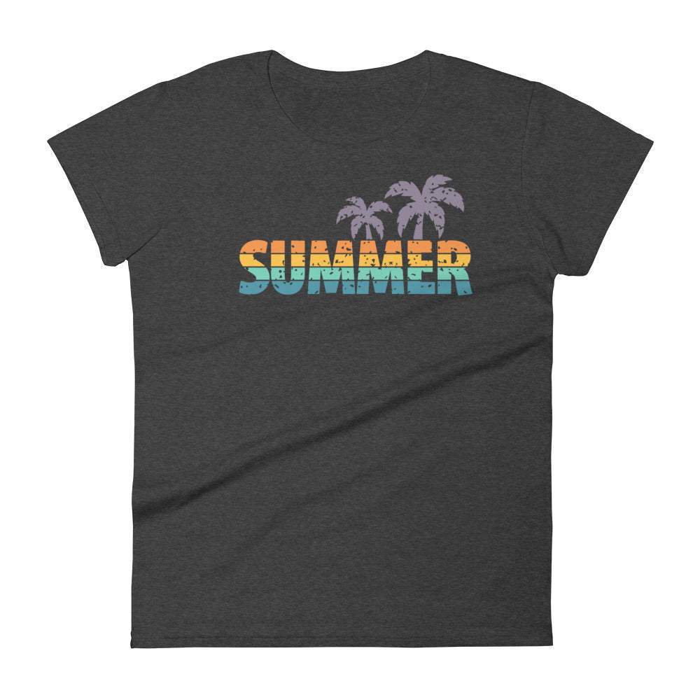 heather-dark-grey-summer-graphic-t-shirt-gold-orange-blue-lettering-graphic-palm-trees-great-for-summer-and-the-beach-woman-fashion-apparel-my-beyoutiful-boutique