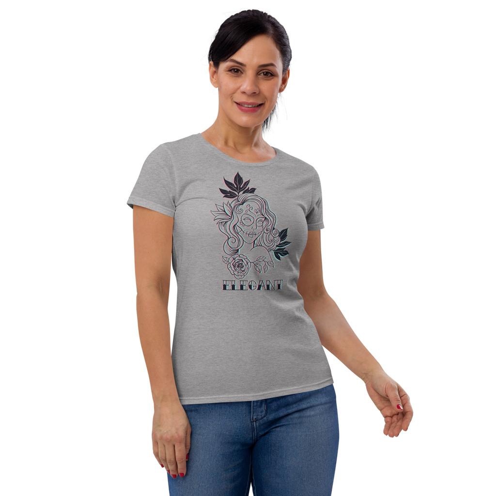 womens-tshirt-with-girl-skull-line-art-graphic-t-shirt