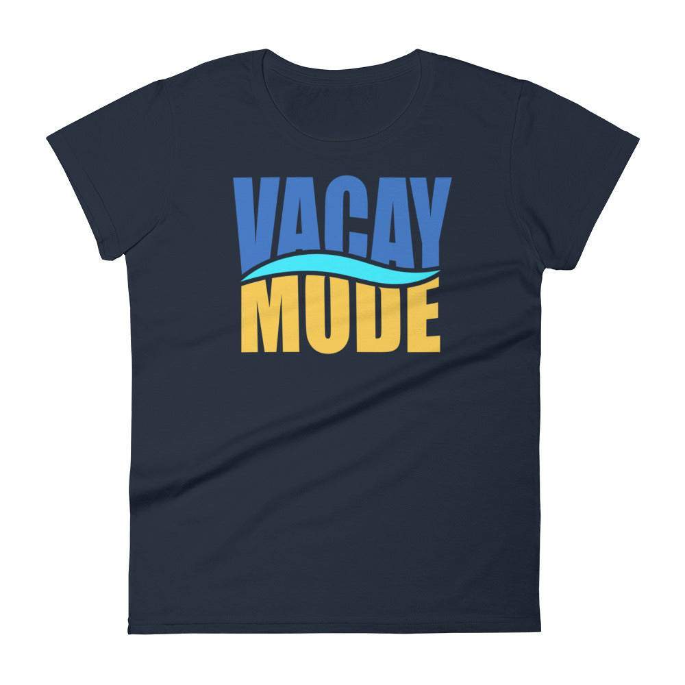 navy-vacay-mode-graphic-t-shirt-with-blue-and-gold-lettering-great-for-summer-and the beach-woman-fashion-apparel-my-beyoutiful-boutique