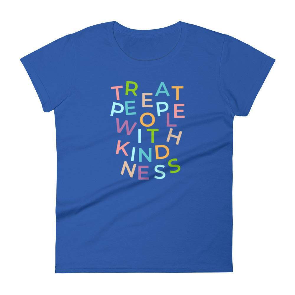 royal-blue-women-tshirt-with-scattered-text-saying-treat-people-with-kindness-in-different-colors-women-fashion-clothing-tops-my-beyoutiful-boutique