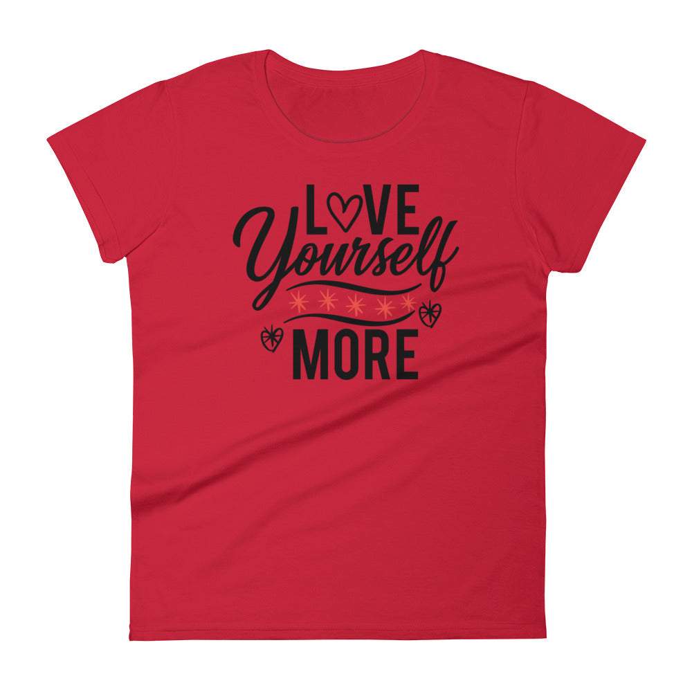 true-red-love-yourself-more-graphic-t-shirt-with-black-lettering-great-for-summer-wear-woman-fashion-apparel-my-beyoutiful-boutique