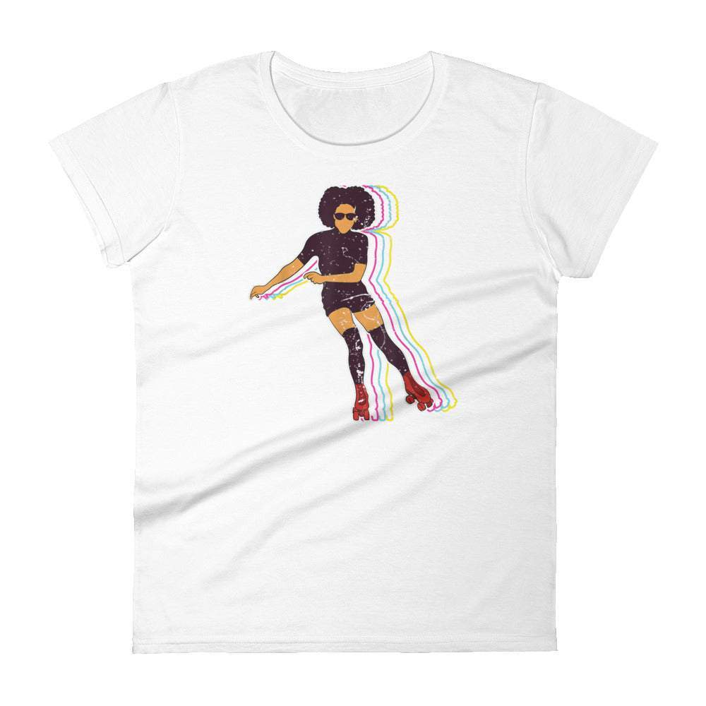 white-roll-bounce-skate-black-woman-graphic-t-shirt-woman-fashion-apparel-my-beyoutiful-boutique