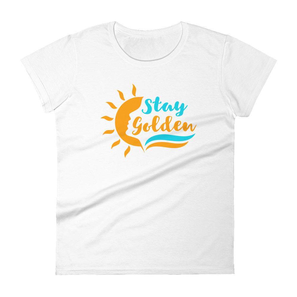 white-stay-golden-graphic-t-shirt-blue-and-gold-lettering-great-for-summer-wear-woman-fashion-apparel-my-beyoutiful-boutique