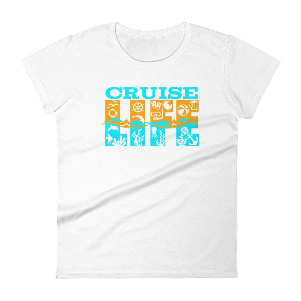 white-cruise-life-graphic-t-shirt-with-blue-and yellow-lettering-great-for-the-summer-and-beach-woman-fashion-apparel-my-beyoutiful-boutique