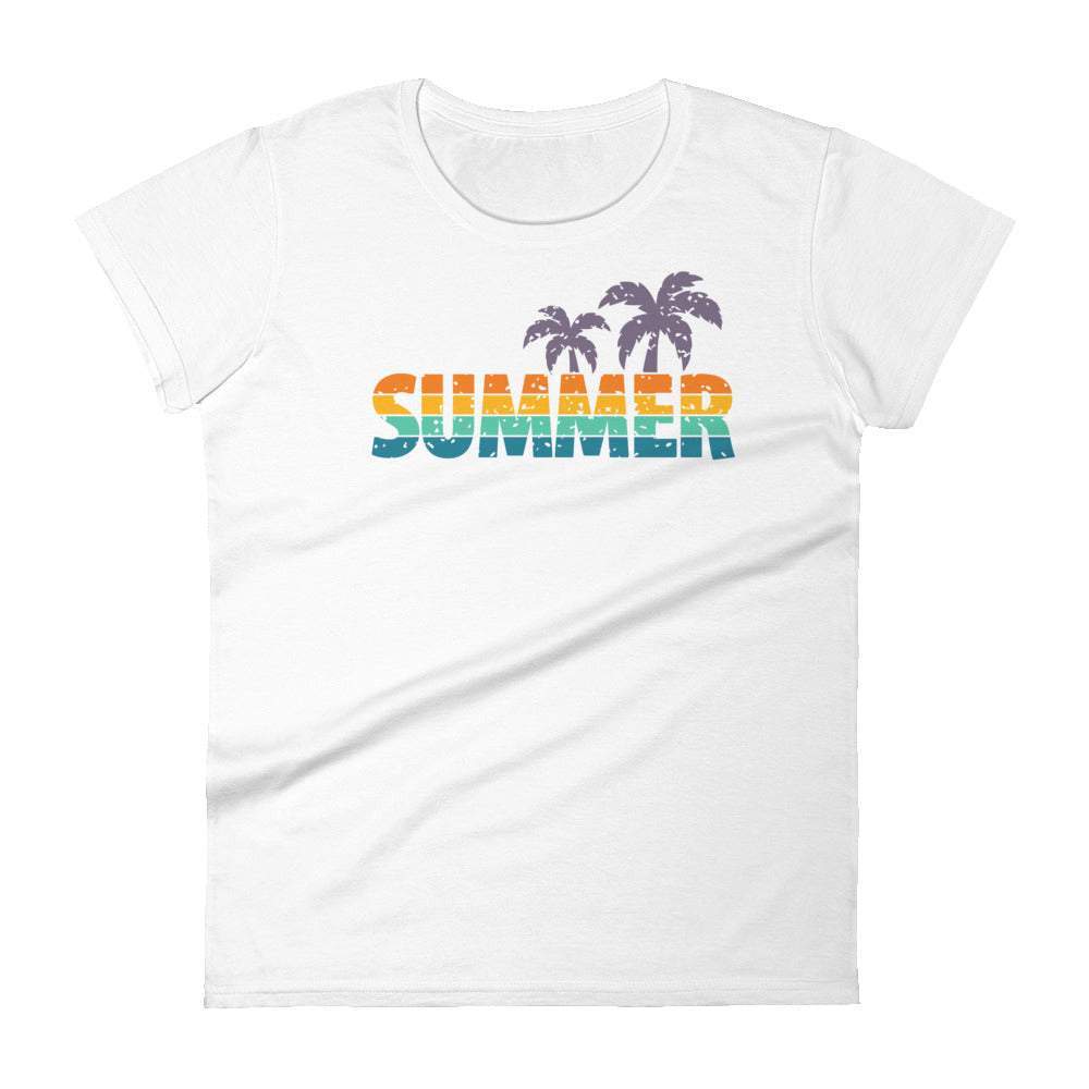 white-summer-graphic-t-shirt-gold-orange-blue-lettering-graphic-palm-trees-great-for-summer-and-the-beach-woman-fashion-apparel-my-beyoutiful-boutique