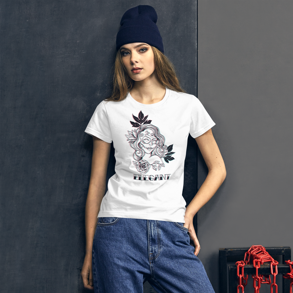 womens-tshirt-with-girl-skull-line-art-graphic-t-shirt