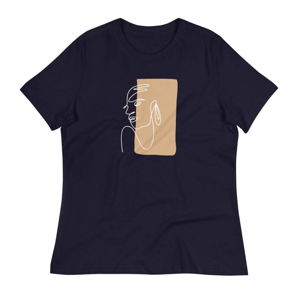 Sexy Abstract-line-art-Women Graphic T-Shirt-women-fashion-my-beyoutiful-boutique